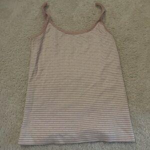 Pink striped Brandy tank top